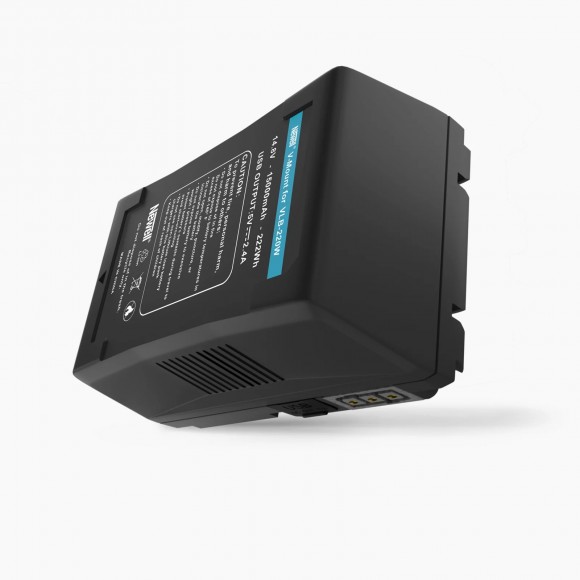 Newell VLB-220W TES V-Mount Battery with USB and D-Tap, LED Charge Level Display